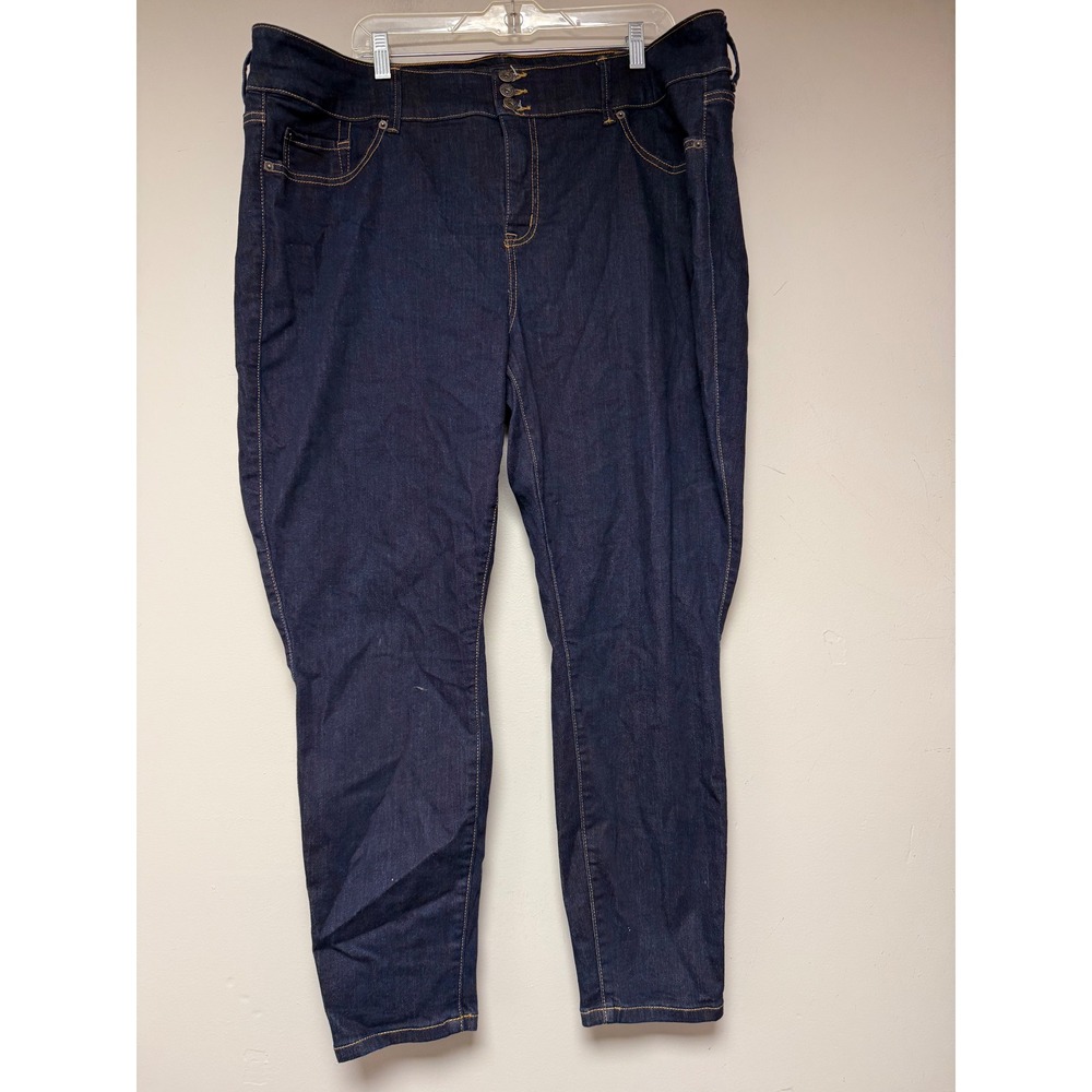 Torrid Premium Dark Wash Skinny Jeans Size 24R